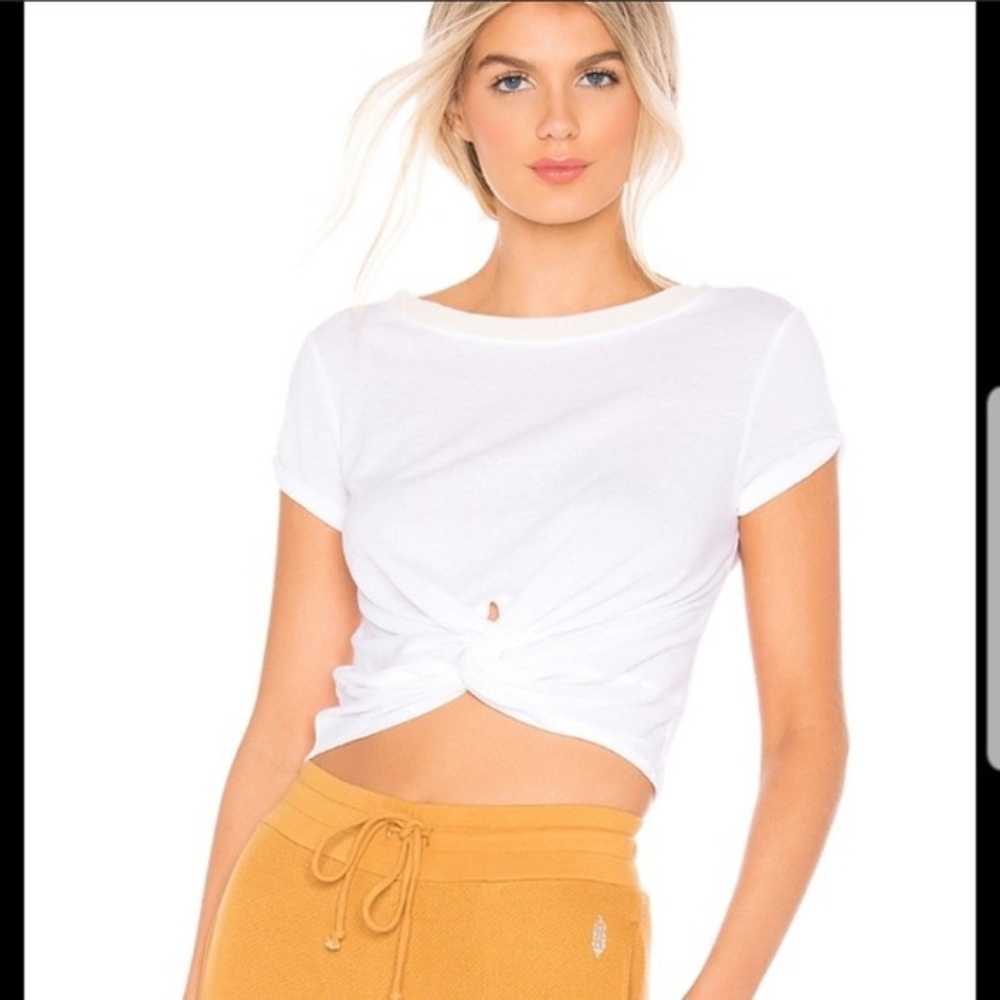 FREE PEOPLE Run In the Sun Crop Tee